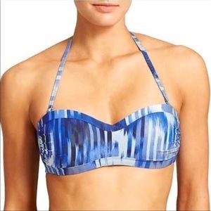 Athleta Wailea Padded Halter Bandeau Bikini Top S